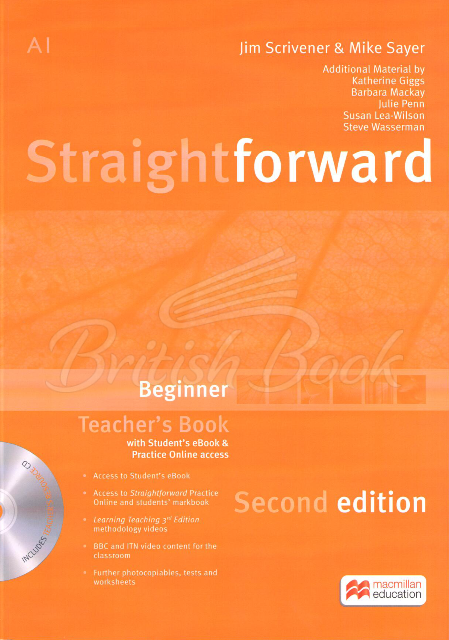 Книга для учителя Straightforward Second Edition Beginner Teacher's Book with Student's eBook and Practice Online Access изображение