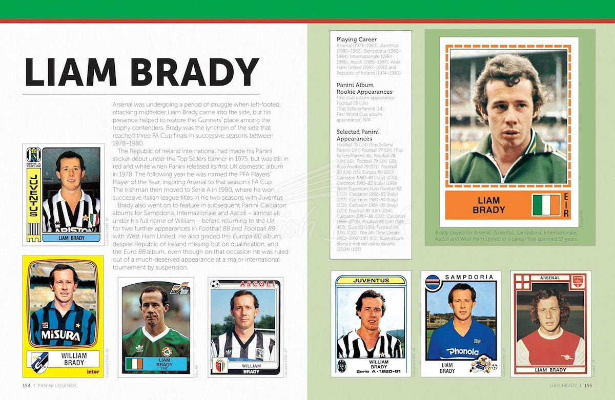 Книга Panini Legends: A Celebration of the World's Greatest Football Stickers изображение 1