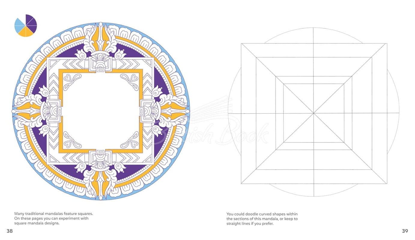 Книга Mandalas to Draw and Colour зображення 3