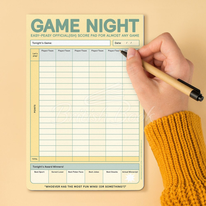 Бумага для заметок Game Night Pad (Pastel Version) изображение 3