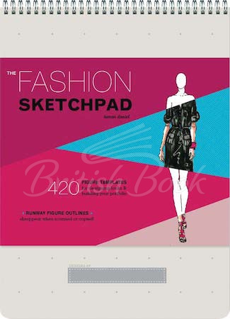 Скетчбук Fashion Sketchpad: 420 Figure Templates for Designing Clothes and Building Your Portfolio зображення