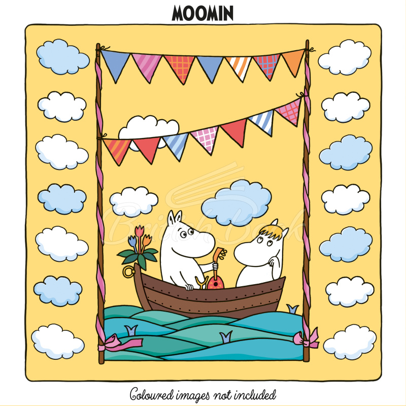 Книга Moomin Moments: A Cute and Cosy Colouring Book for All Ages зображення 1