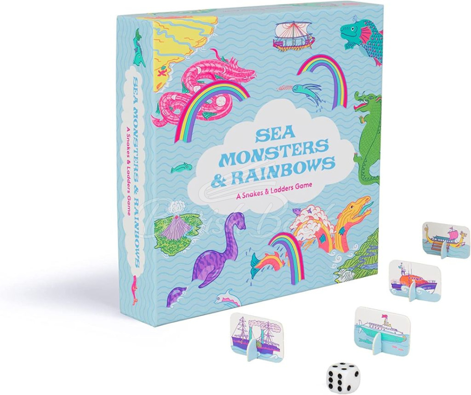 Настольная игра Sea Monsters and Rainbows: A Snakes and Ladders Game изображение 4