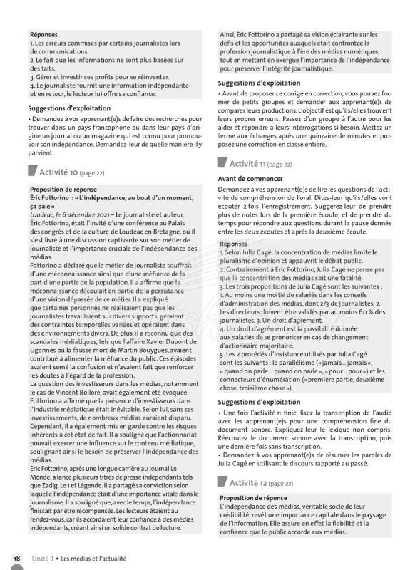 Книга для вчителя Odyssée C1/C2 Livre du professeur зображення 16