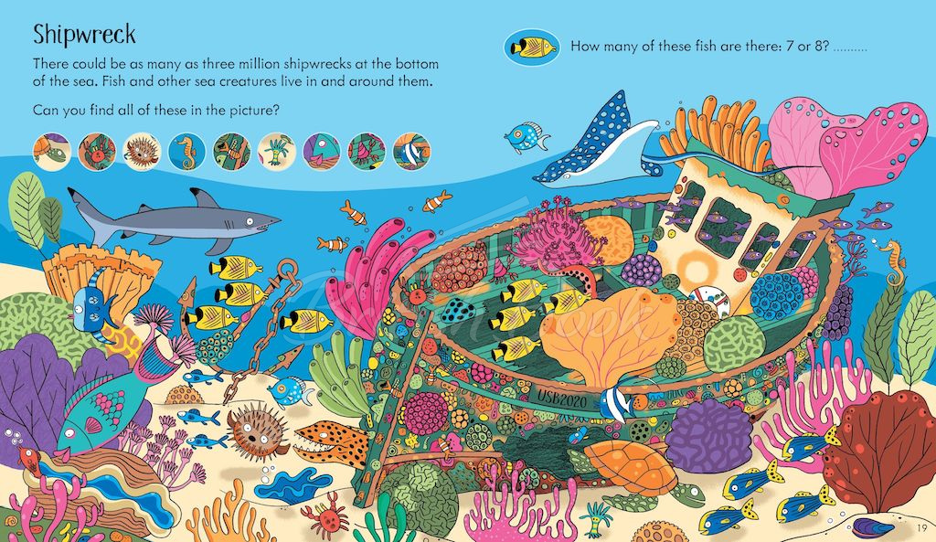 Книга Little Children's Under the Sea Activity Book изображение 3