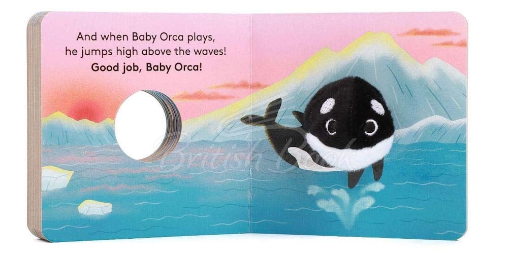 Книга Baby Orca Finger Puppet Book изображение 1