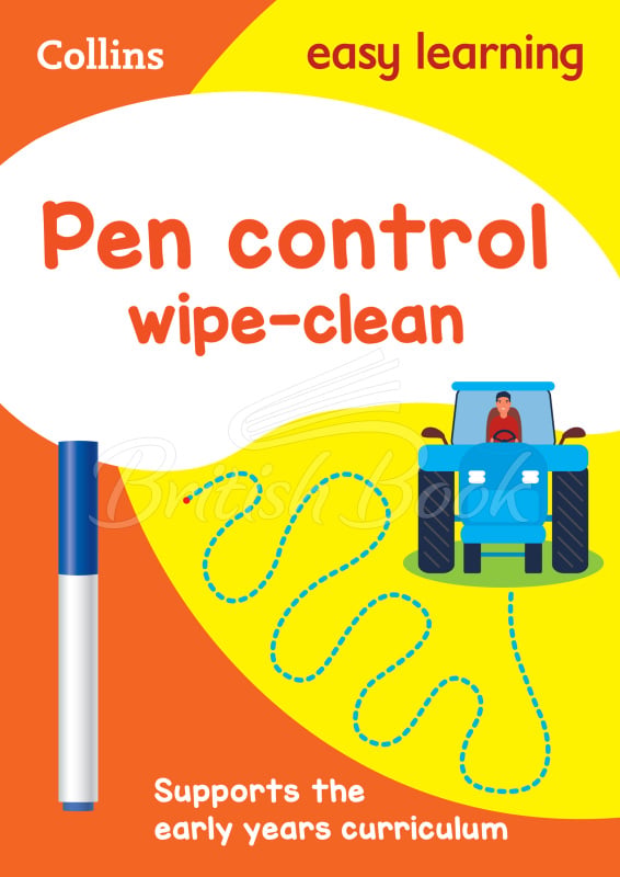 Книга Collins Easy Learning Preschool: Pen Control Wipe Clean Activity Book зображення