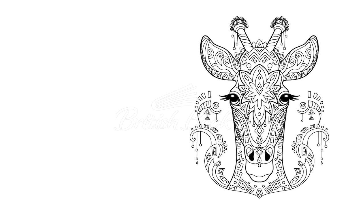 Книга Beautiful Animals Colouring Book зображення 2