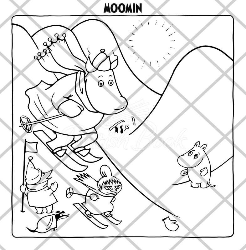 Книга Moomin Moments: A Cute and Cosy Colouring Book for All Ages зображення 5