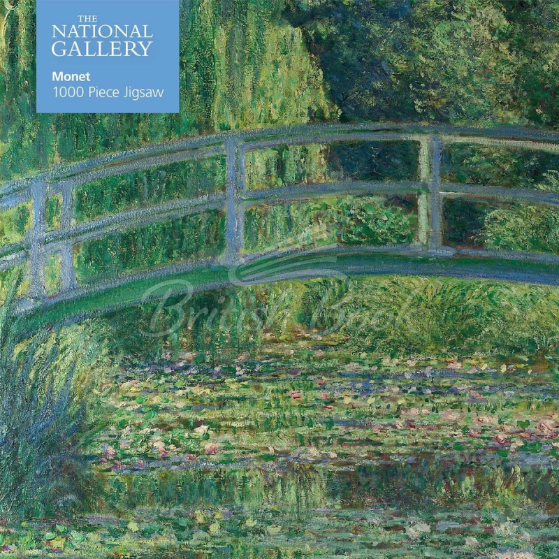 Пазл The National Gallery Monet: The Water-Lily Pond 1000 Pieсe Jigsaw Puzzle изображение