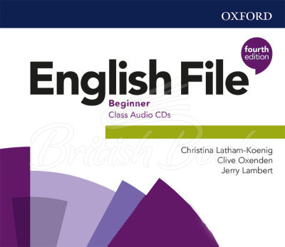 Аудіодиск English File Fourth Edition Beginner Class Audio CDs зображення