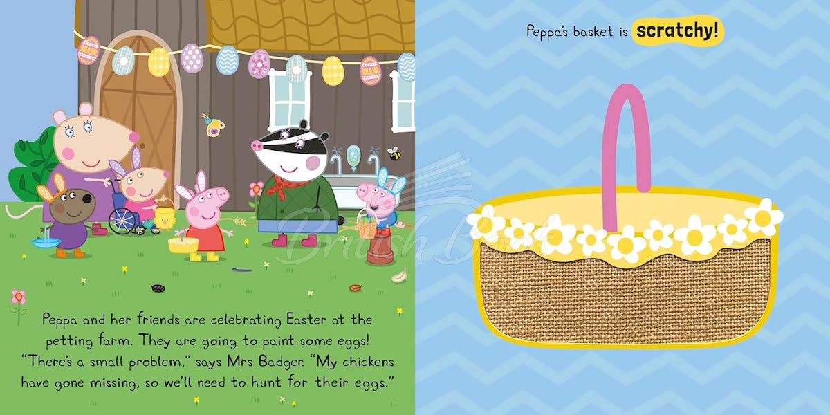 Книга Peppa Pig: Easter at the Farm (A Touch-and-Feel Playbook) зображення 1