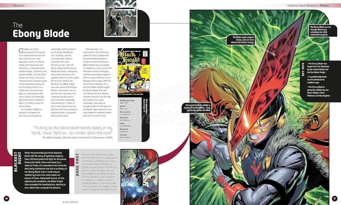 Книга Marvel Arms & Armour изображение 2