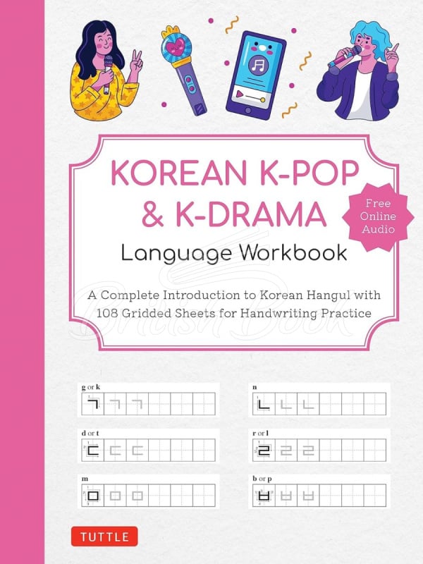 Книга Korean K-Pop and K-Drama Language Workbook изображение