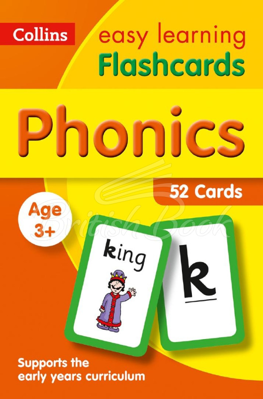 Карточки Collins Easy Learning Preschool: Phonics Flashcards изображение
