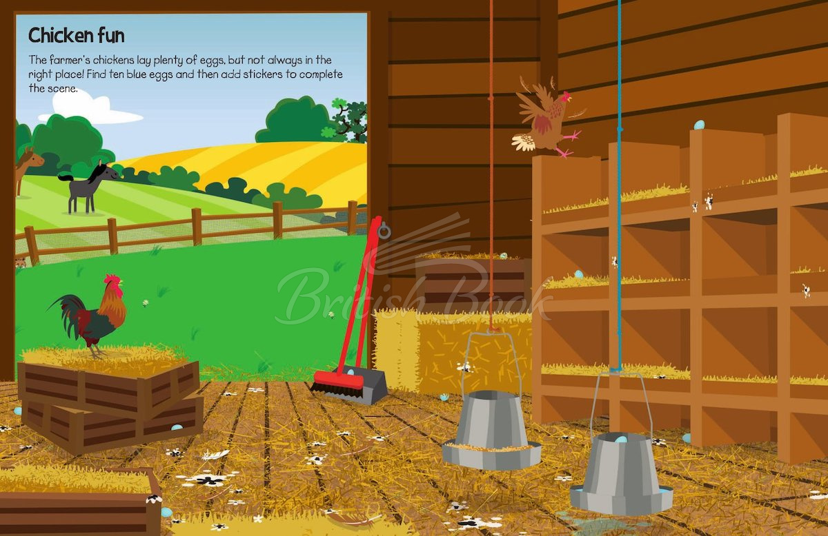 Книга 555 Sticker Fun: Farm изображение 2