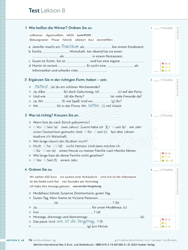 Учебник и рабочая тетрадь Schritte international Neu 2 Kurs- und Arbeitsbuch mit Audios online изображение 11