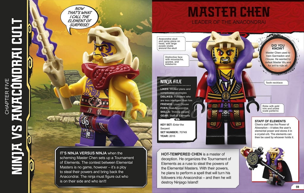 Книга LEGO Ninjago Character Encyclopedia (New Edition) изображение 2