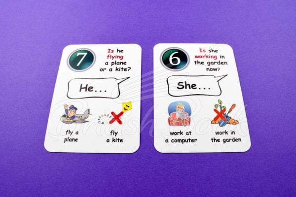 Карточки Fun Card English: Present Continuous изображение 9