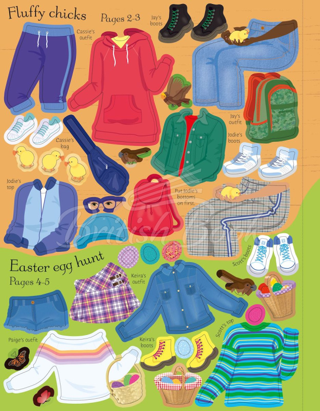 Книга Sticker Dolly Dressing: Easter зображення 5