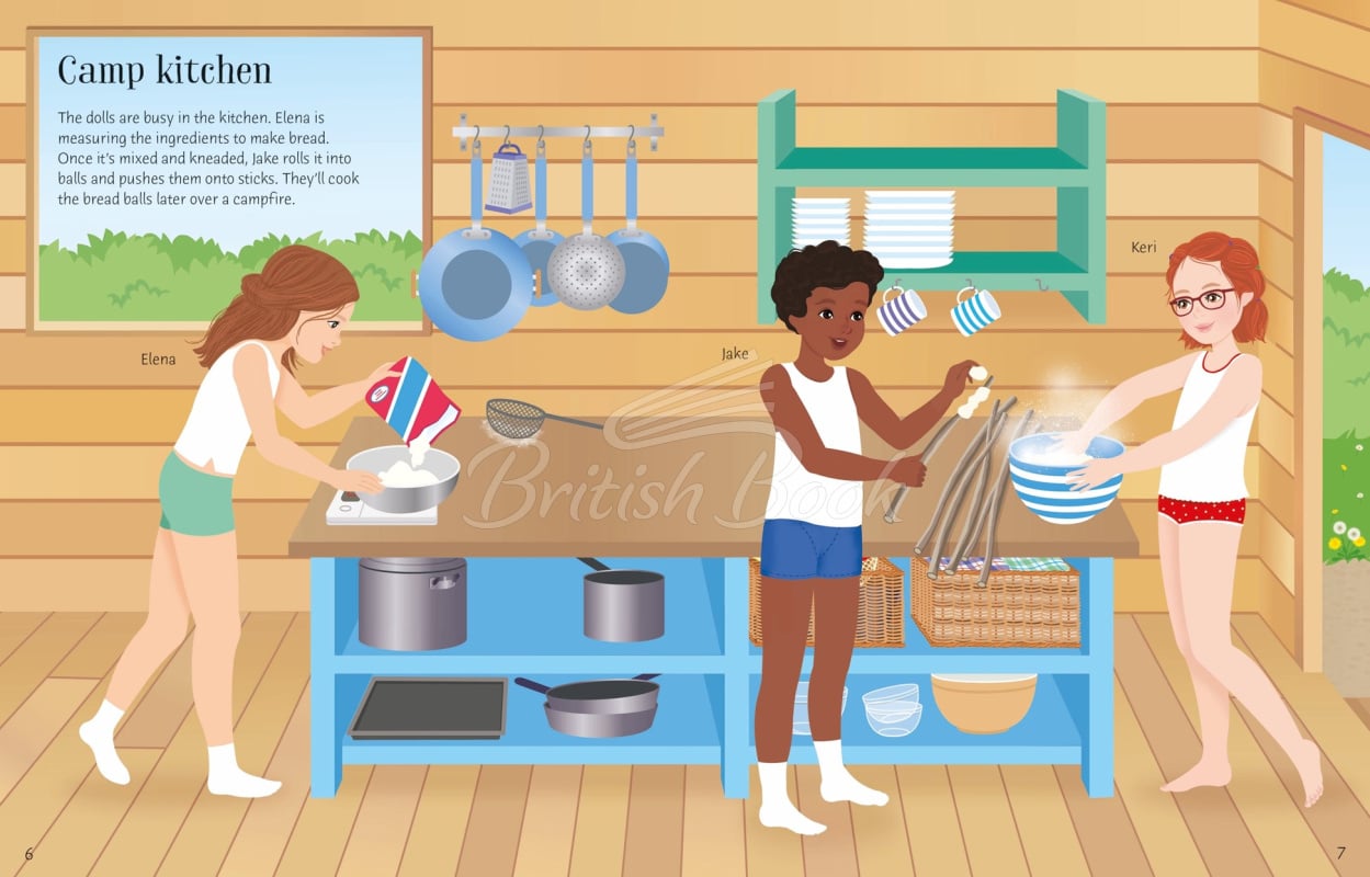 Книга Sticker Dolly Dressing: Summer Camp изображение 4