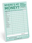 Where's My Money Weekly Budget Tracker Pad (Pastel Version)