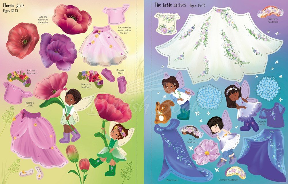 Книга Sticker Dolly Dressing: Fairy Weddings изображение 6