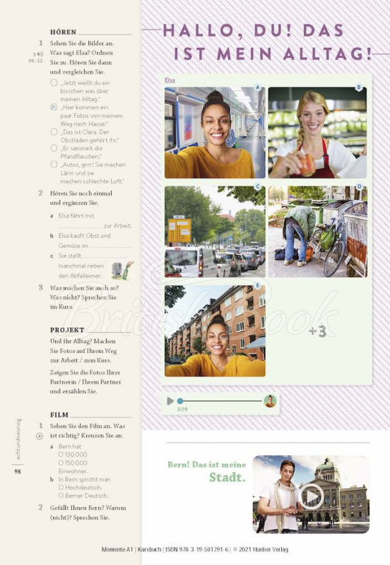 Підручник Momente A1 Kursbuch mit interaktive Version зображення 9