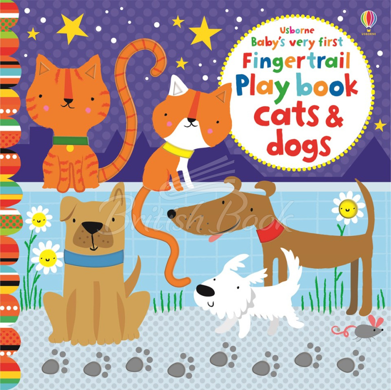 Книга Baby's Very First Fingertrail Play Book: Cats and Dogs изображение