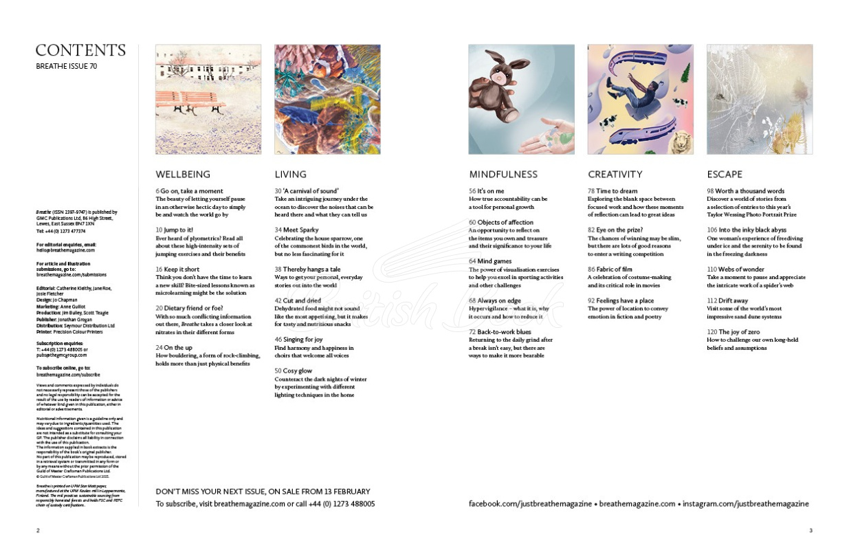 Журнал Breathe Magazine Issue 70 изображение 1
