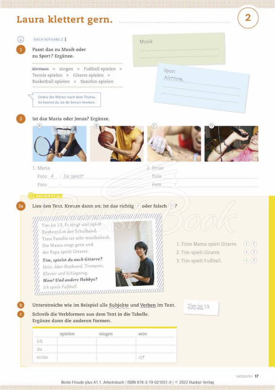 Рабочая тетрадь Beste Freunde PLUS A1.1 Arbeitsbuch mit interaktive Version изображение 2