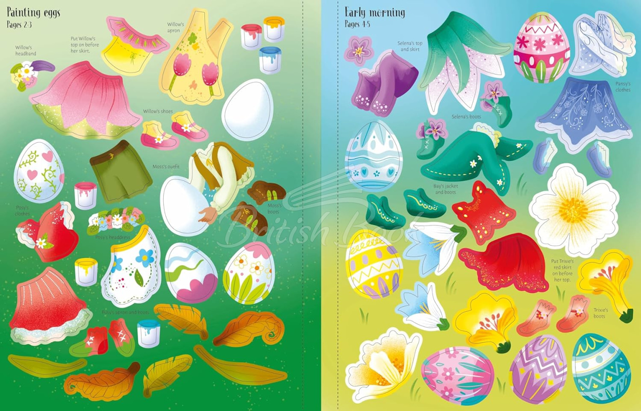 Книга Sticker Dolly Dressing: Easter Egg Hunt изображение 2