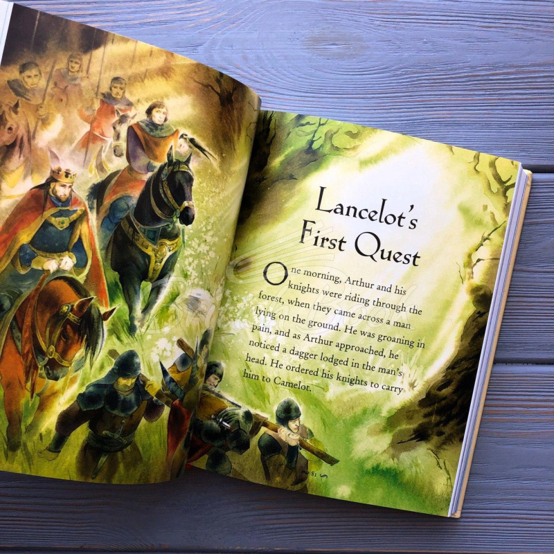 Книга Illustrated Tales of King Arthur зображення 2