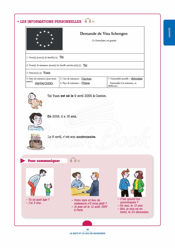 Книга с диском Vocabulaire essentielle du français 100% FLE A1 Livre avec CD mp3 изображение 14