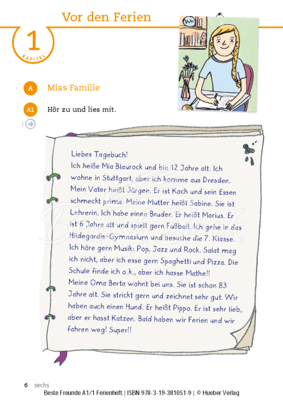 Книга Beste Freunde A1.1 Ferienheft зображення 3