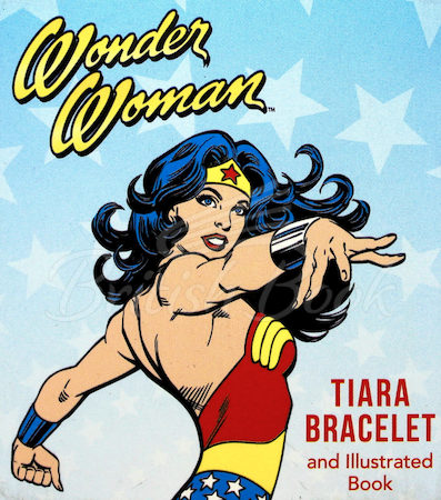Мини-модель Wonder Woman: Tiara Bracelet and Illustrated Book изображение