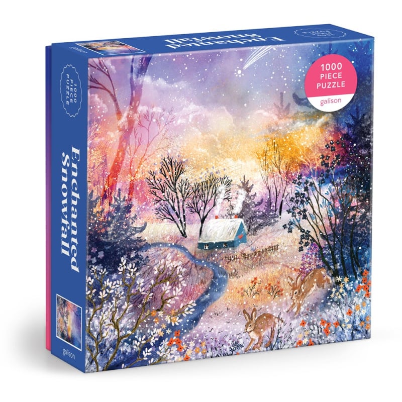 Пазл Enchanted Snowfall 1000 Piece Foil Puzzle изображение 1