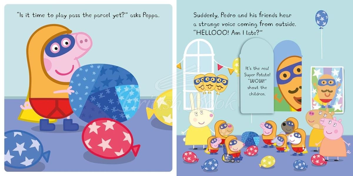 Книга Peppa Pig: Peppa's Superhero Party (A Lift-the-Flap Book) изображение 4