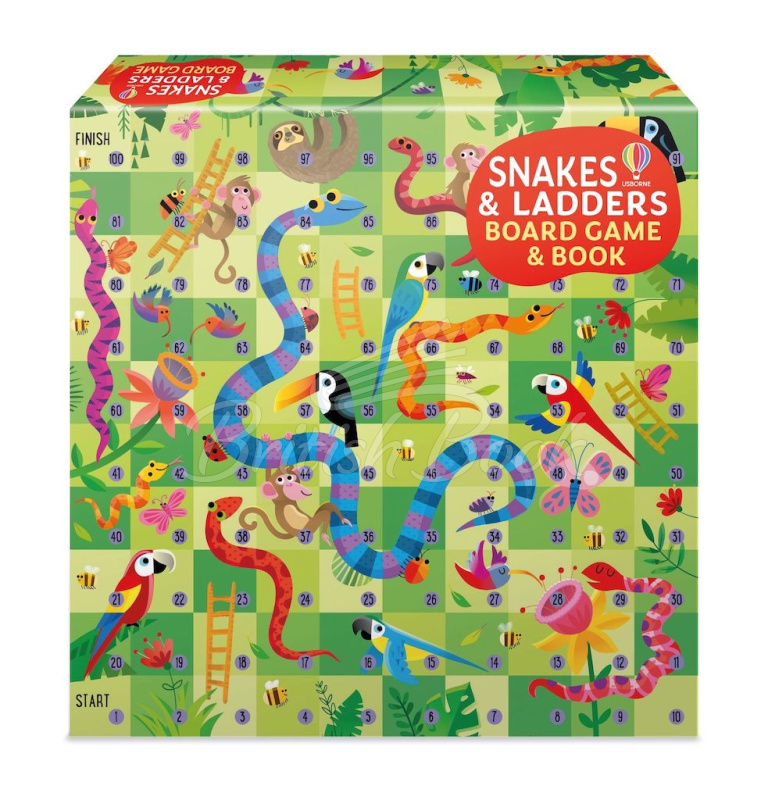 Настольная игра Snakes and Ladders Board Game изображение 1
