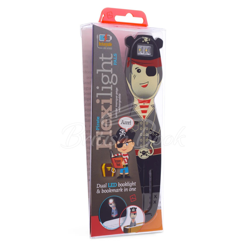 Ліхтарик для книжок Flexilight Rechargeable Pals Pirate зображення 4