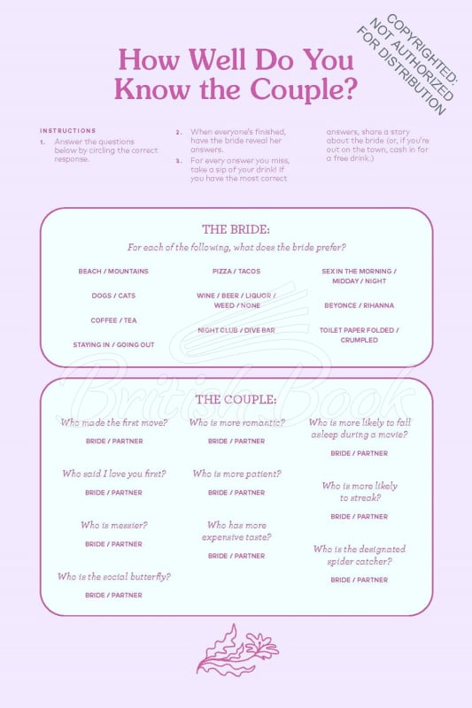 Блокнот Bachelorette Party Games изображение 3