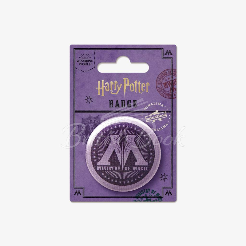 Значок Ministry of Magic Emblem Button Badge изображение 3