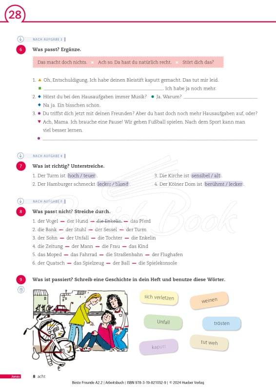 Рабочая тетрадь Beste Freunde A2.2 Arbeitsbuch mit Audios online изображение 4
