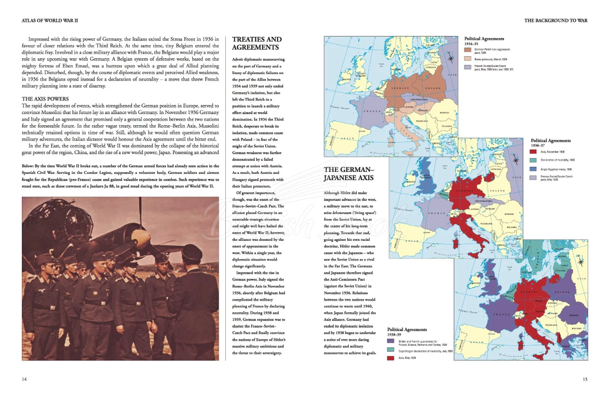 Книга World War II Illustrated Atlas зображення 2