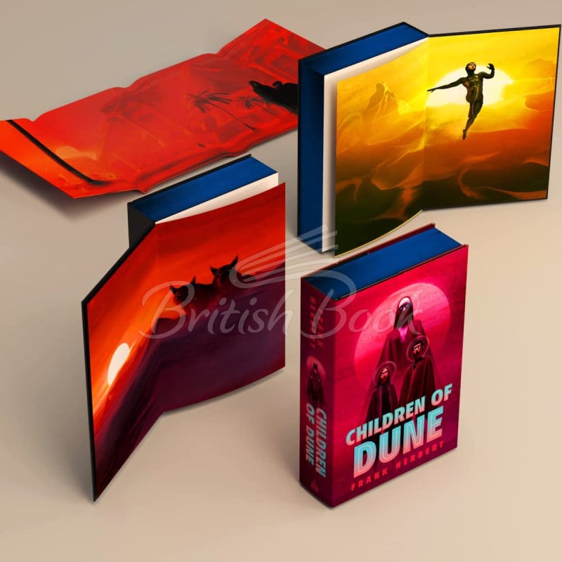 Набор книг Frank Herbert's Dune Saga 3-Book Deluxe Hardcover Boxed Set изображение 4
