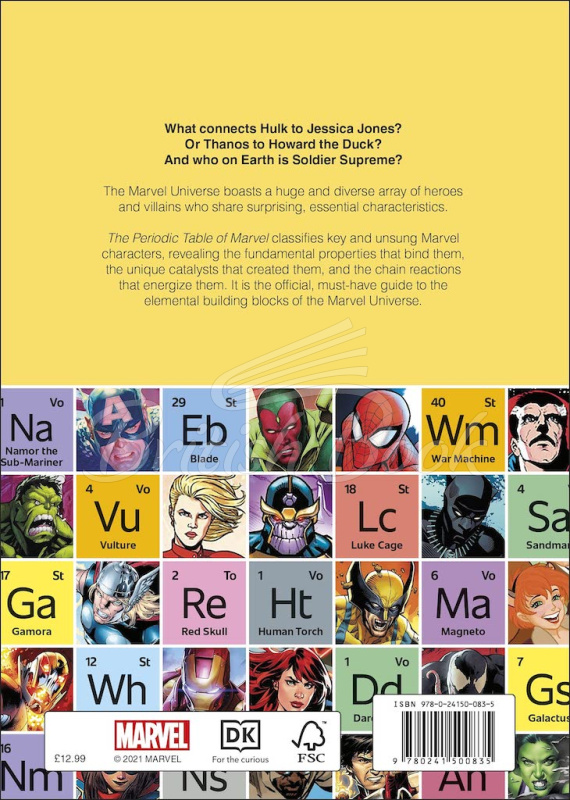 Книга The Periodic Table of Marvel изображение 14