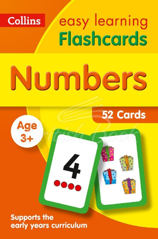 Картки Collins Easy Learning Preschool: Numbers Flashcards зображення
