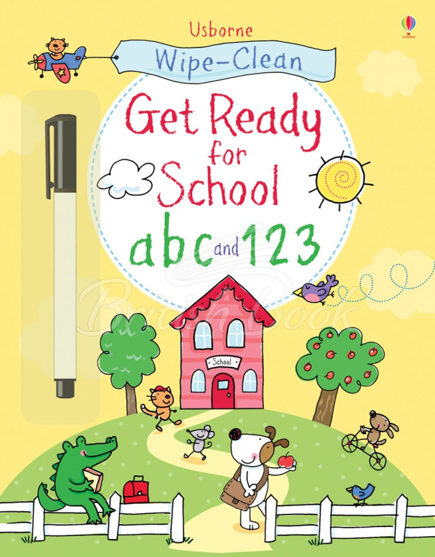 Книга Wipe-Clean Get Ready for School: abc and 123 изображение