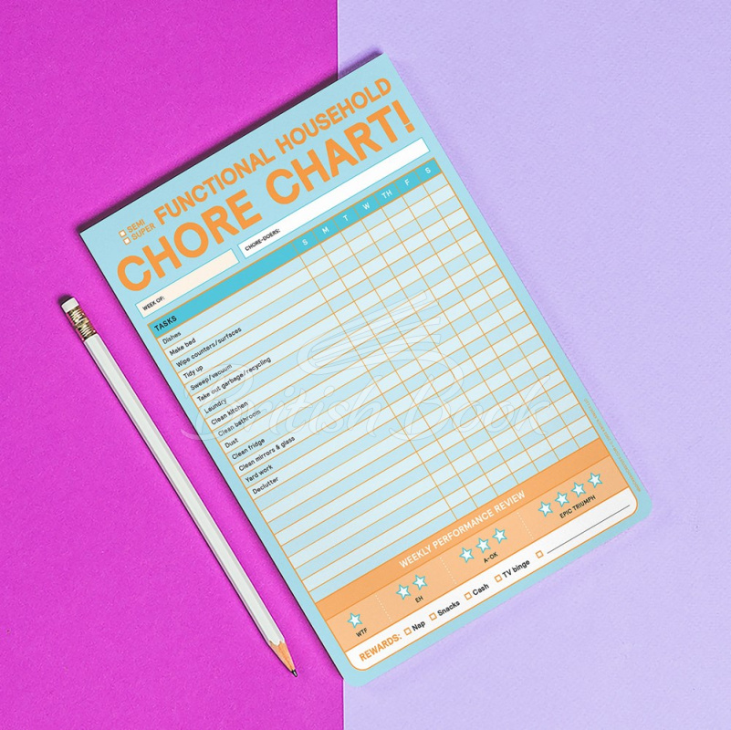 Клейкая бумага для заметок Chore Chart Big & Sticky Notepads изображение 3