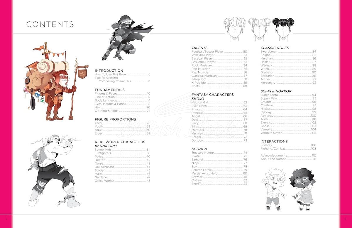 Книга Draw Like an Artist: 100 Lessons to Create Anime & Manga Characters изображение 1